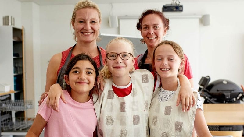 Familie sommerskole lær dansk