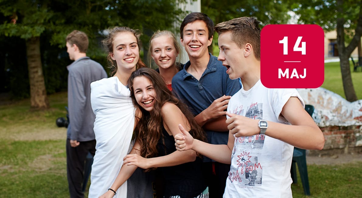 Glade børn på sommerskolen