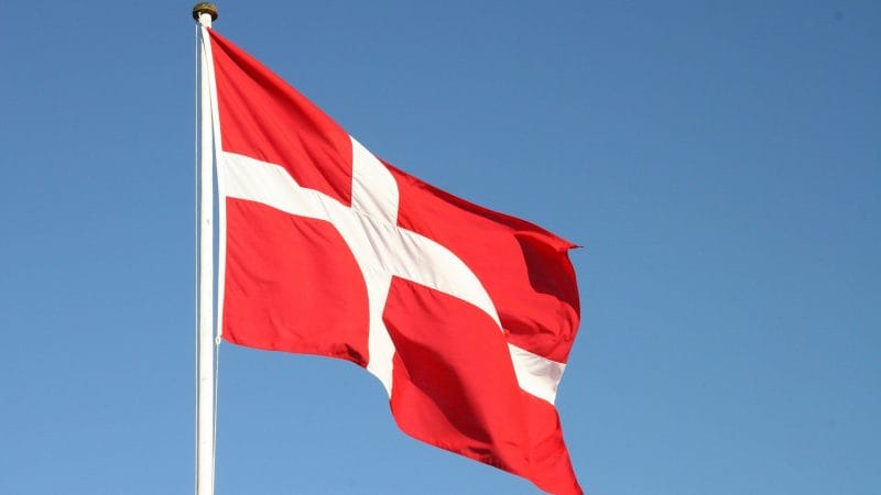Dansk flag Danmark Dannebrog